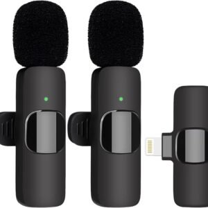 k9 type c2 in 1 dual lavalier microphone mic plug & play, phone pc computer live broadcast