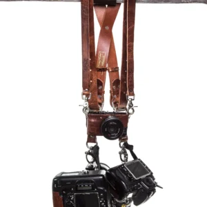 leather camera strap