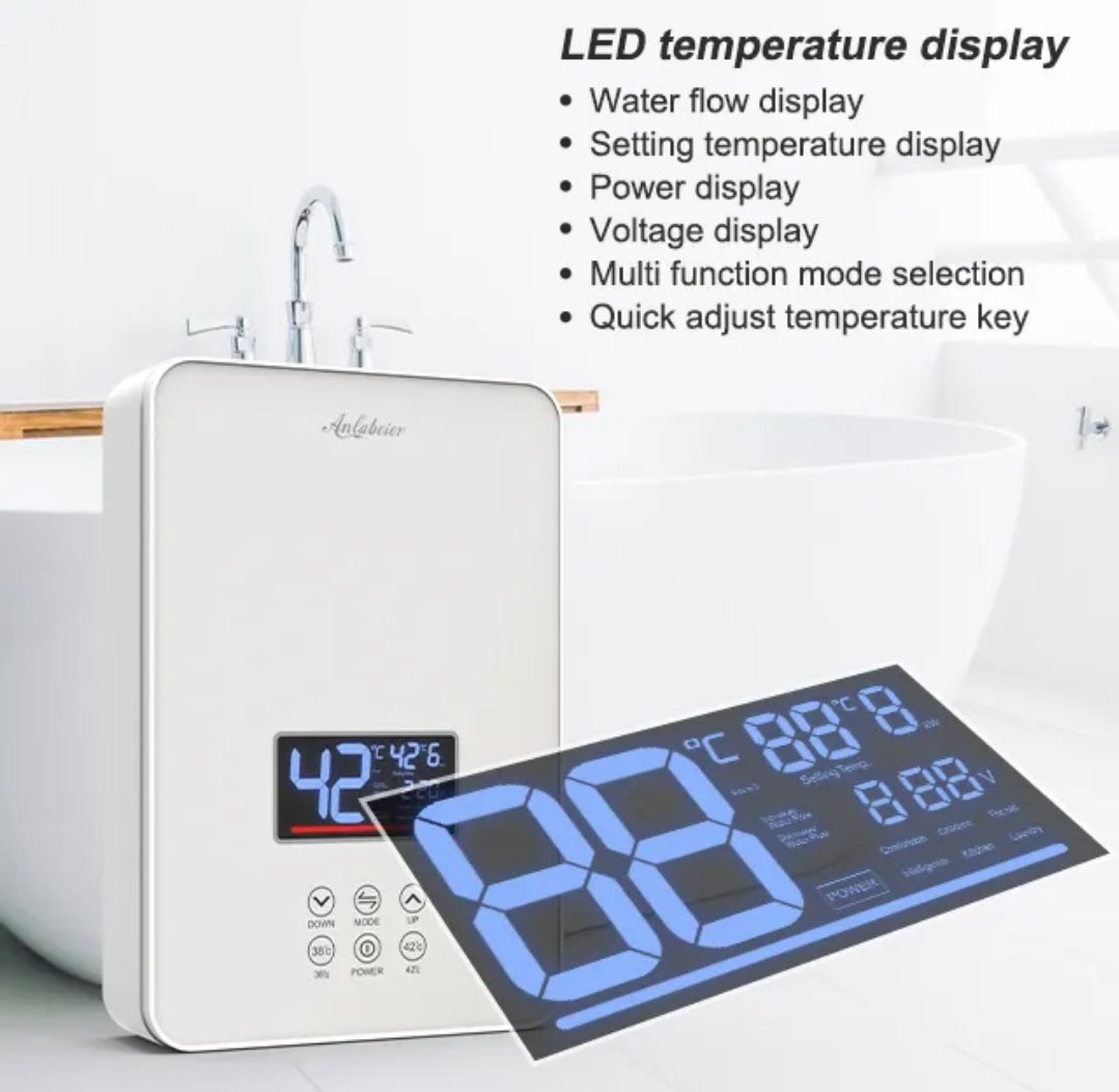 electric digital water heater (natumois) electric digital water heater (natumois)